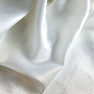 fabric remnants bundle/lot white satin & polyester.  Wedding crafts leftovers